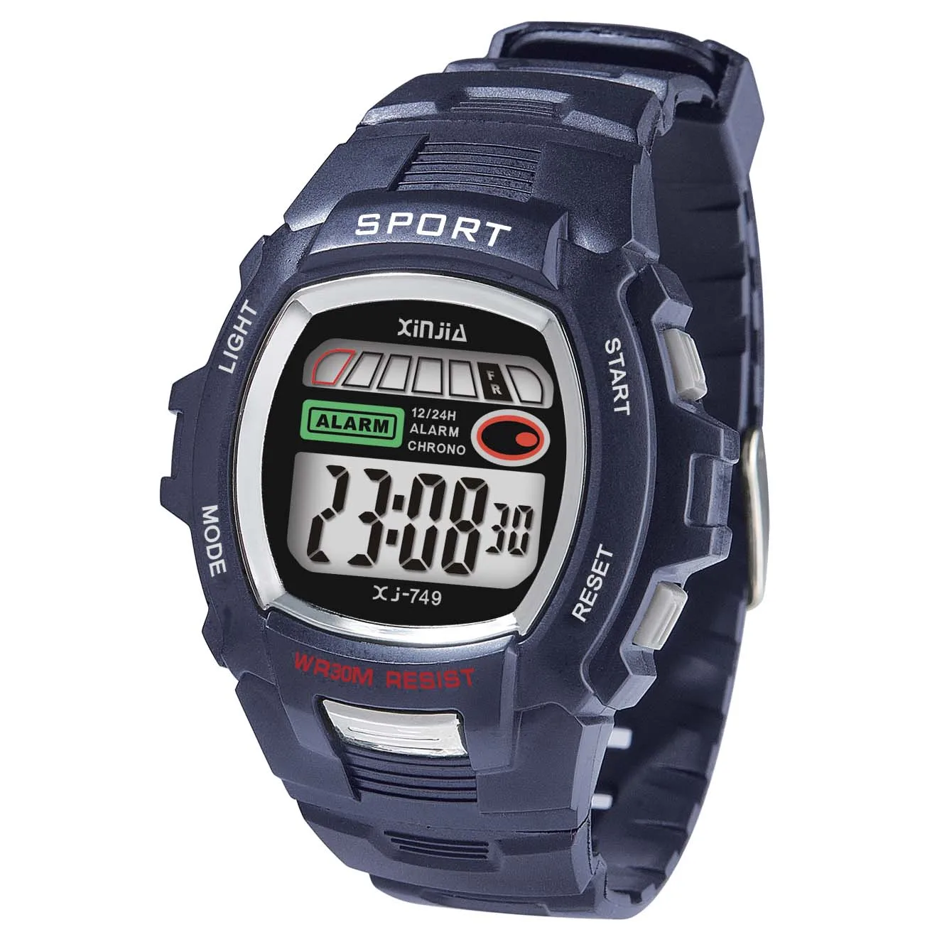 XINJIA цифровые часы водонепроницаемые модные спортивные XJ-749