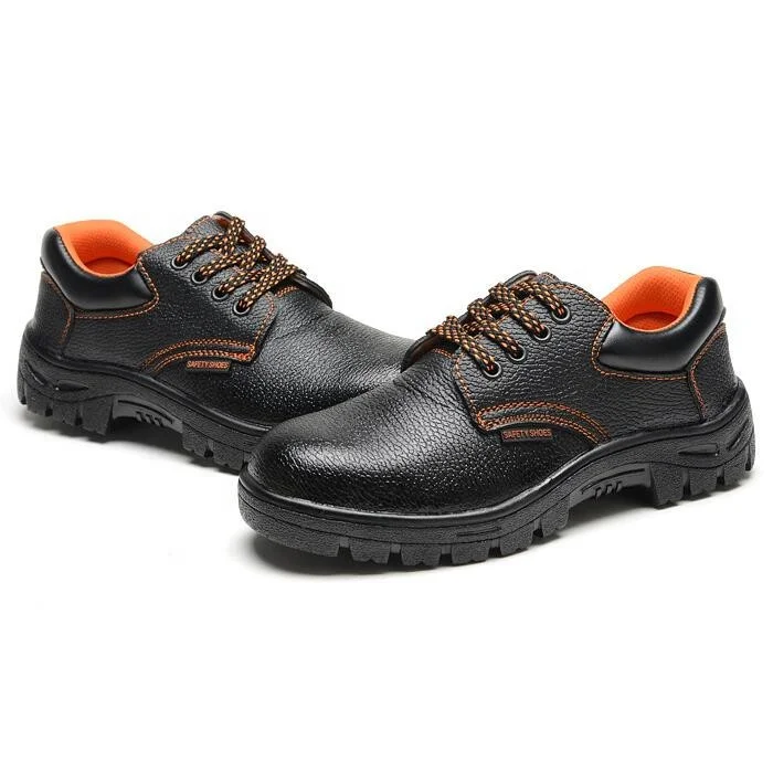 Genuine leather fashion safety Mining boots for sale
