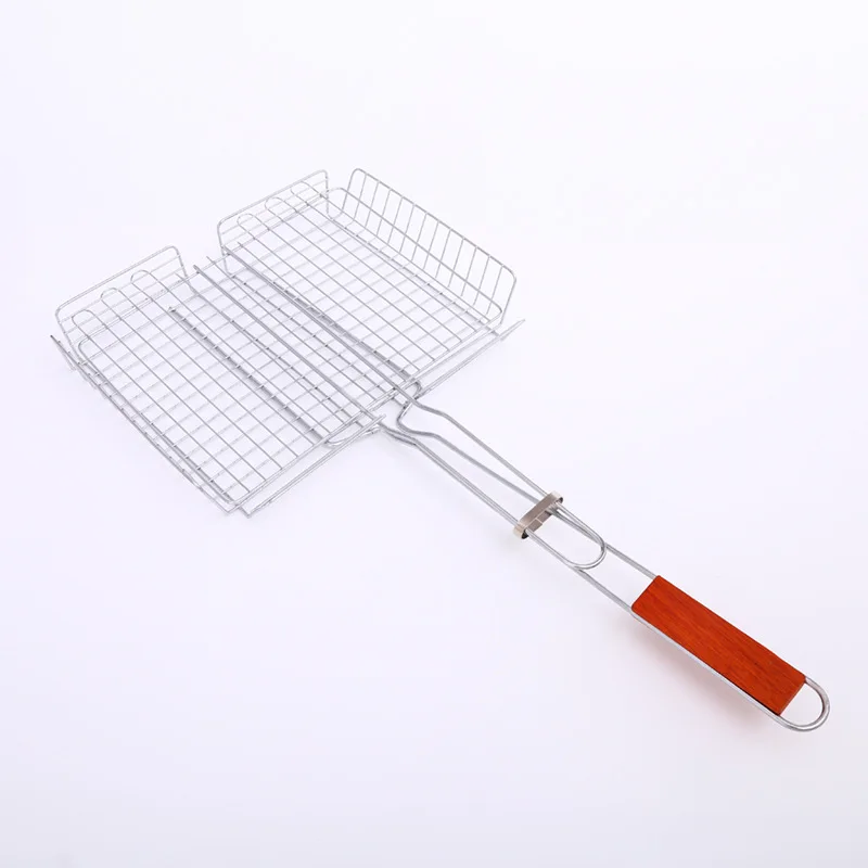 Premium Food Grade Stainless Steel BBQ Wire Grill Net Mesh Outdoor Barbecue Charcoal BBQ Wire Grill Mesh