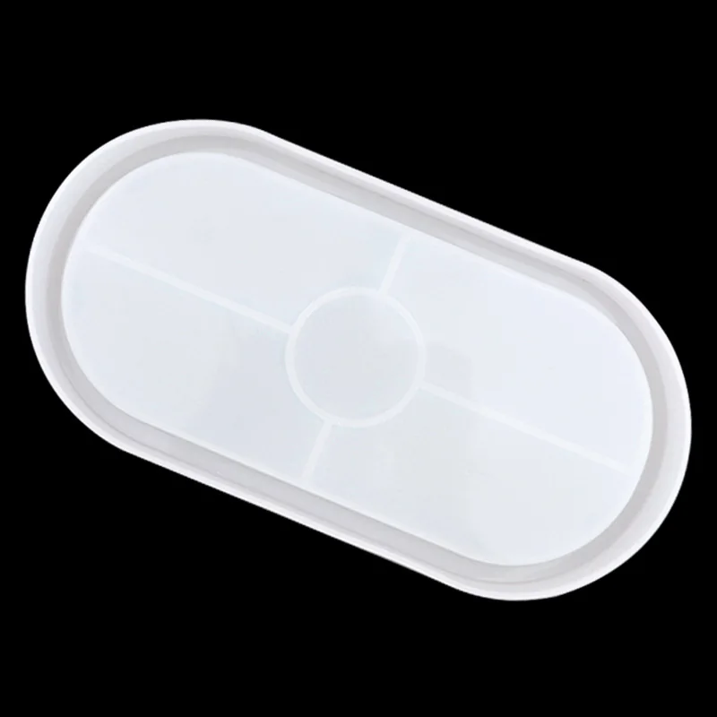 1160 large elipse oval shape cup mat coaster silicone mold epoxy resin mold silicone hand make diy cut mat