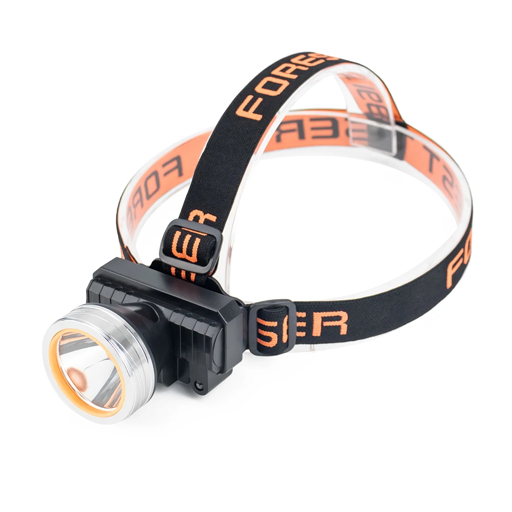 Super bright IP44 rating waterproof 90 degrees adjustable 10w led rechargeable headlamp