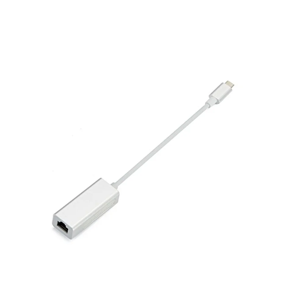  Новое поступление сетевая карта USB C Ethernet Type-C к RJ45 Lan для MacBook Windows 7/8/10 ноутбука 100