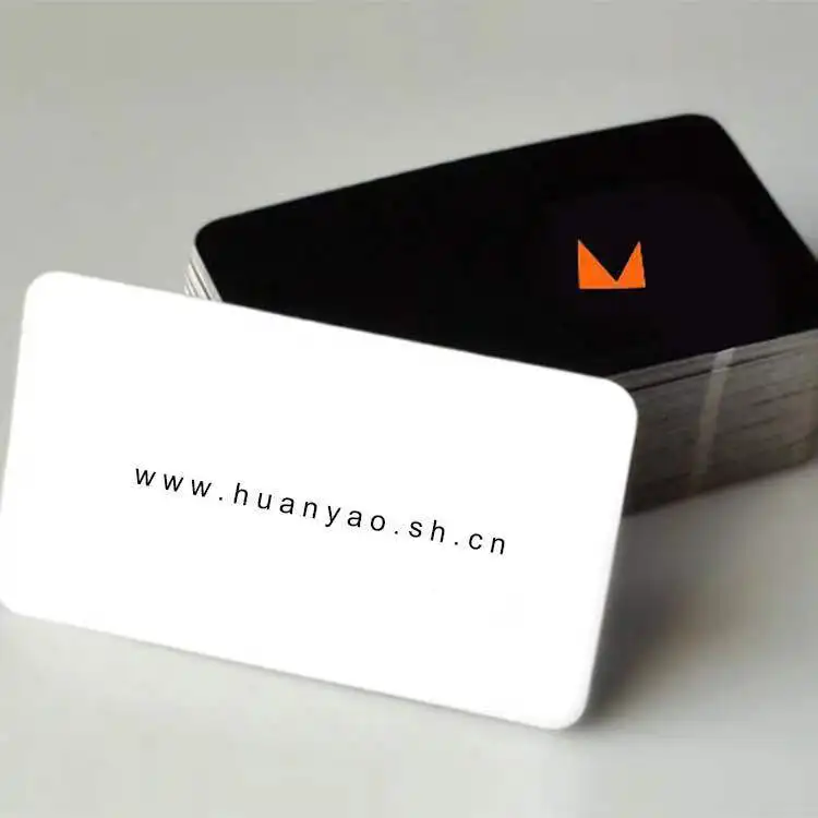  Оптовая продажа индивидуальный дизайн логотипа тиснение двусторонняя цветная бумага печать визитных