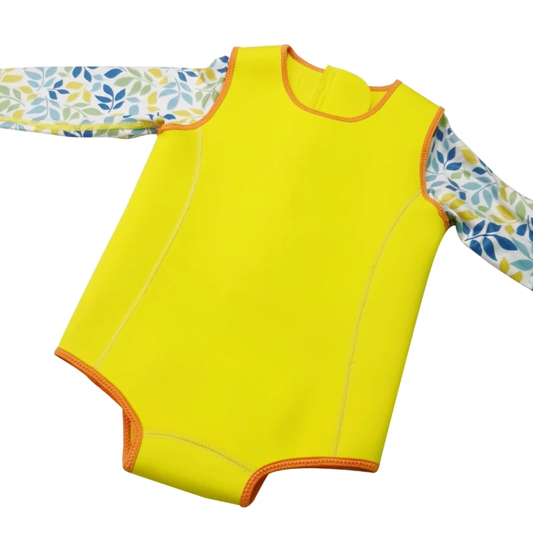 Custom logo printed kids wetsuit swimming suit baby wetsuit neoprene shorty wetsuit