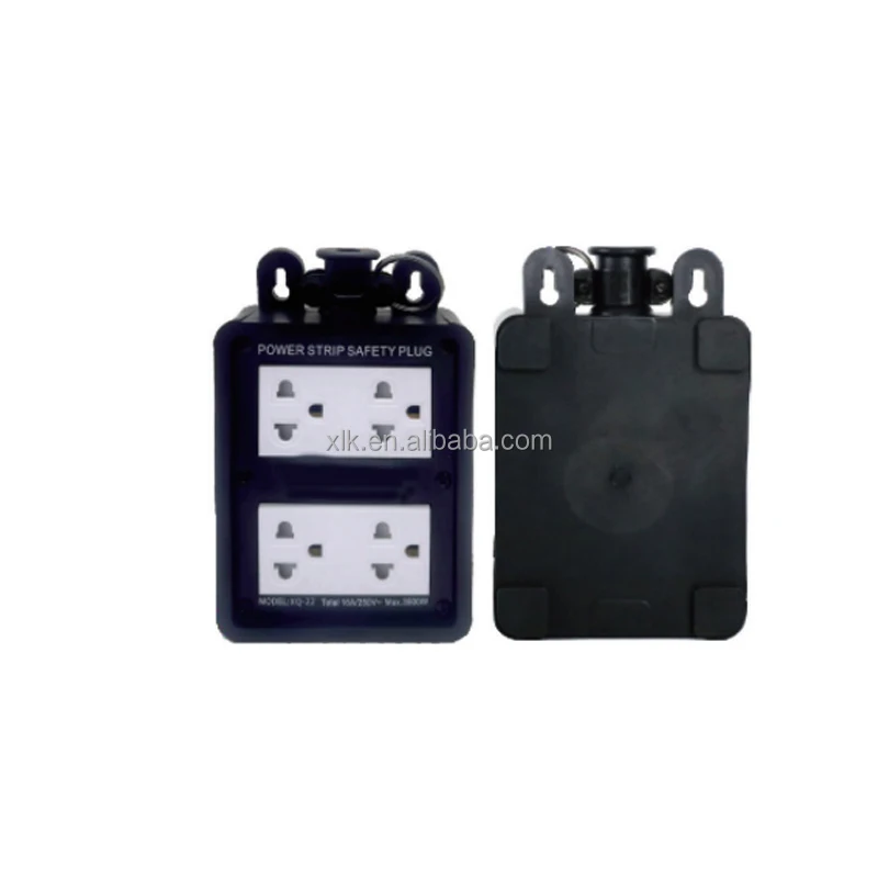 Socket Board With Water Proof Rubber Cover Socket and Plug  XLK