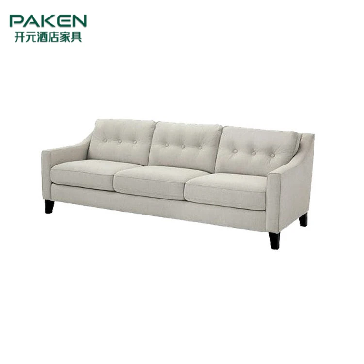 Paken на заказ Классический современный роскошный трехместный диван для гостиничной гостиной