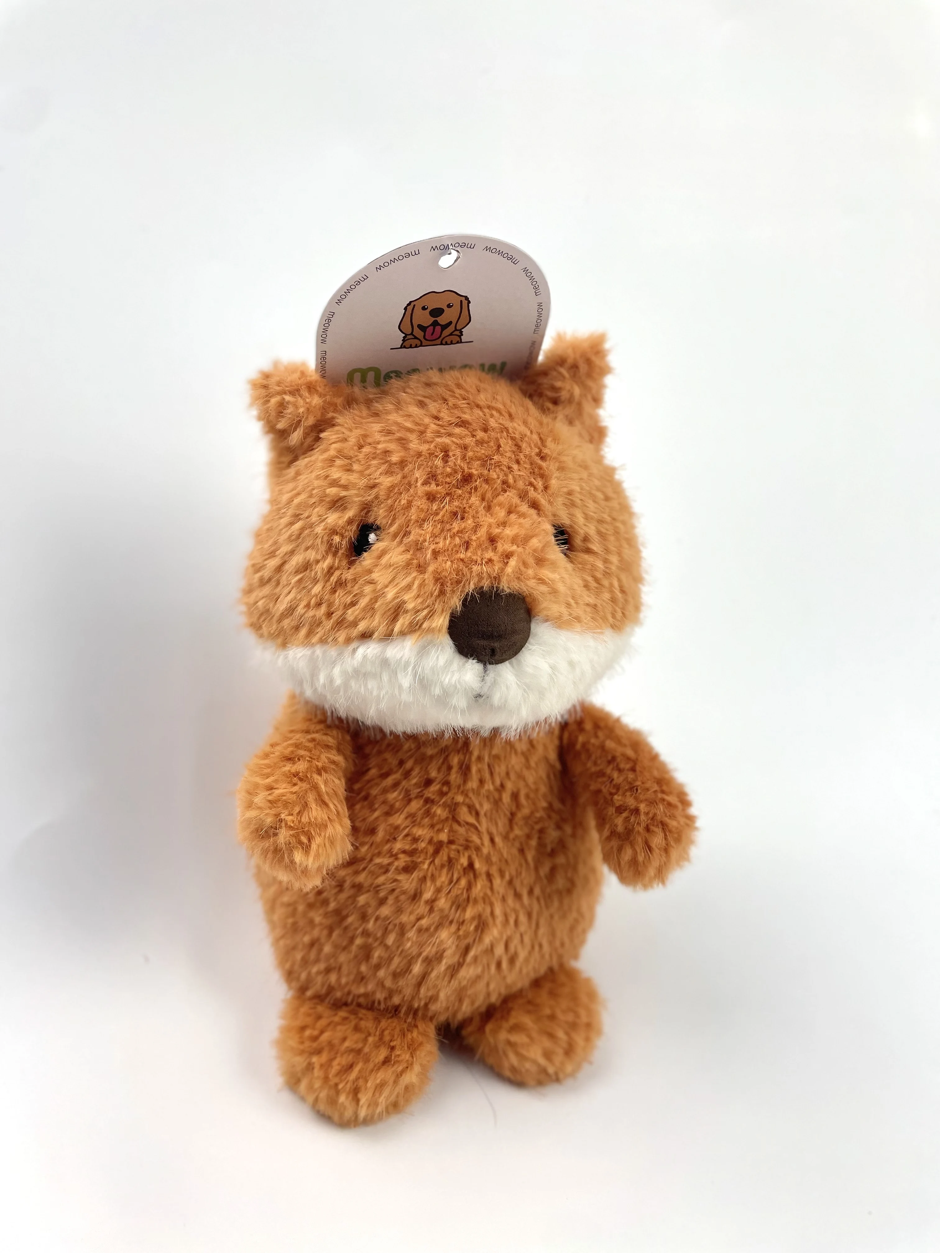 Cute Fox Shape Plush Toy With Sound Pet Toy Suitable For Dogs To Play And Relieve Boredom