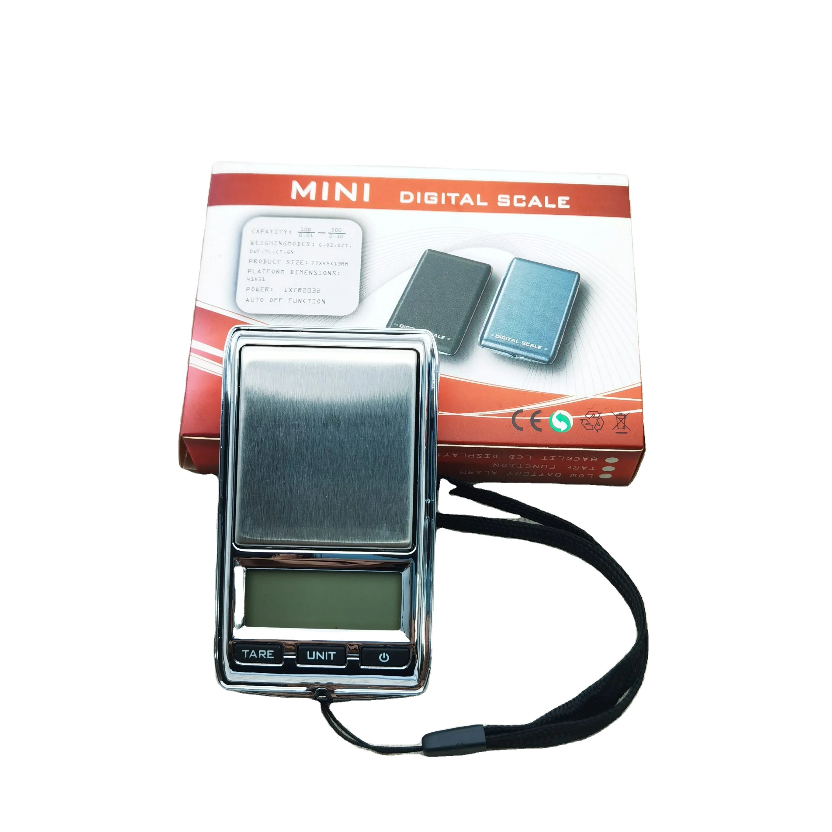 The New Dual range 100g0.01g 500g0.1g high precision wholesale  pocket mini digital pocket scale