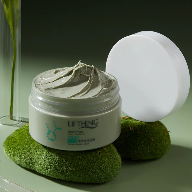 OEM LIFTHENF салициловая кислота очищающая грязевая маска уход за лицом Осветление кожи Органическое средство для удаления акне маски лица