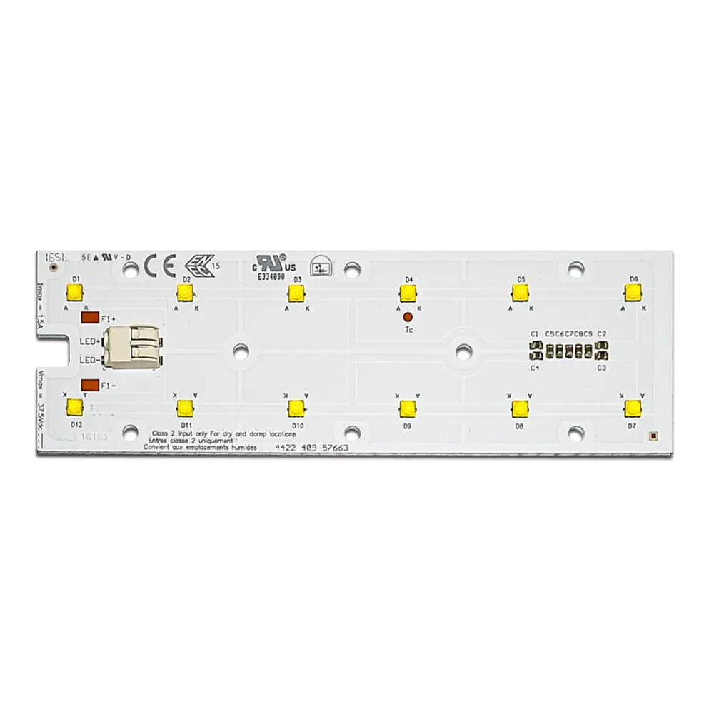 Поставка PCB ZHAGA наружный модуль с объективом оптики 2x6 SMD3535 160 лм/Вт PCBA освещения