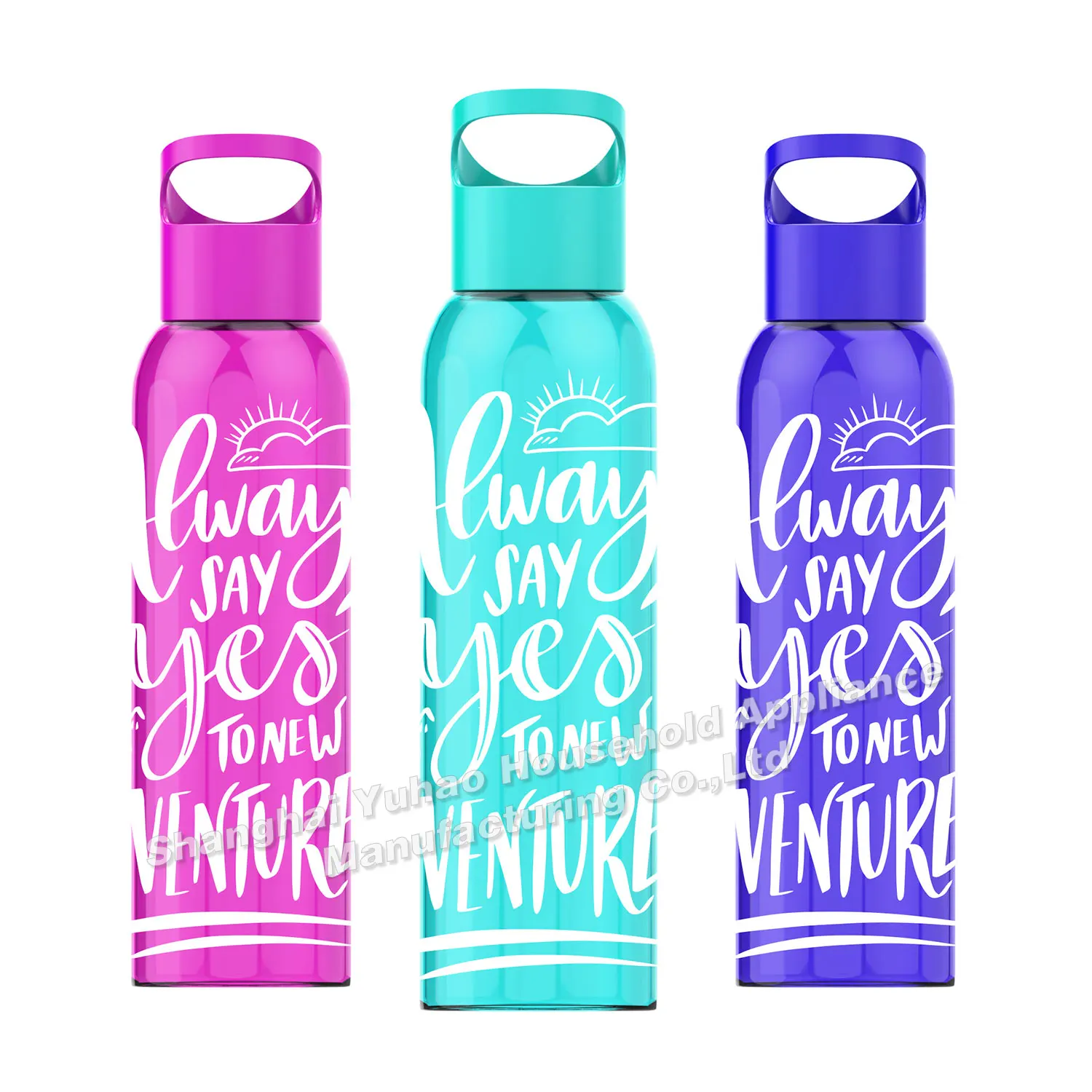 22oz The Fast Flow Drinking Spout Soft Drinks Outdoor Activities Plastic Drinking Water Bottles