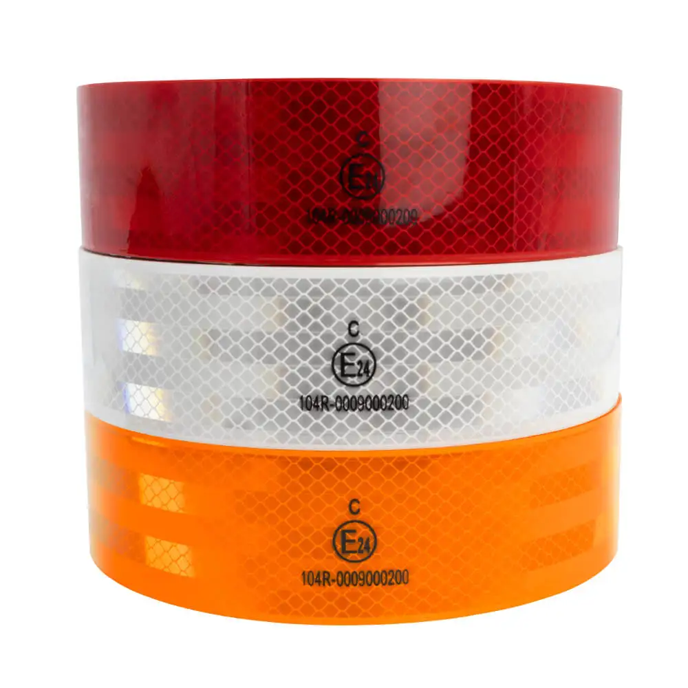 Edge Sealed Reflective Tape ECE Mark Vehicle Adhesive Marking Reflective Stickers