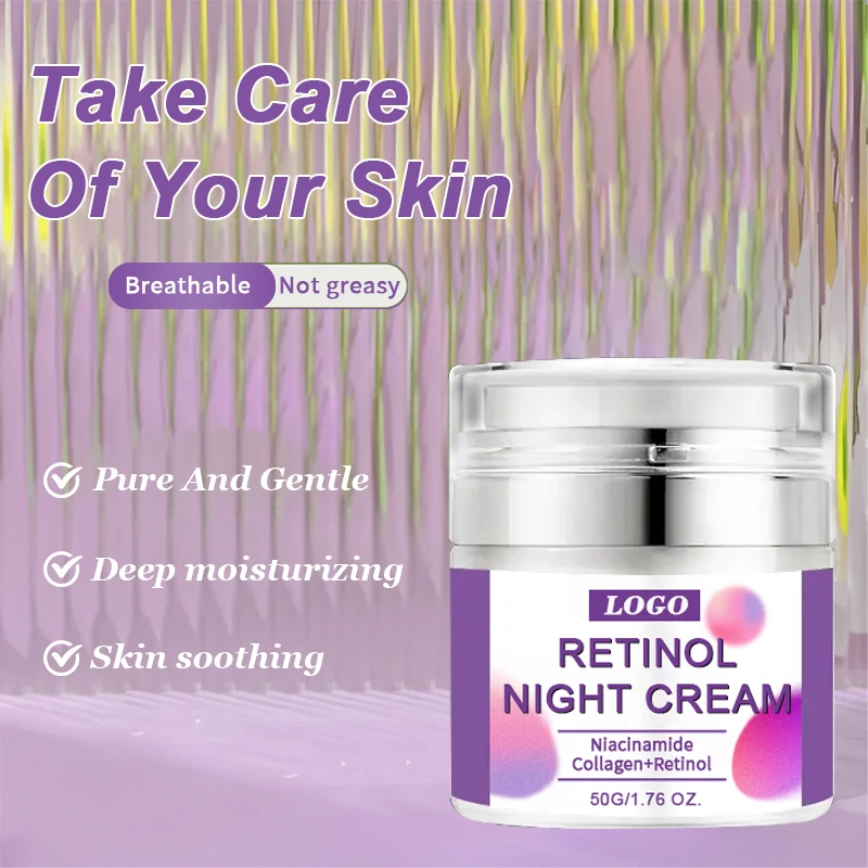 Pure And Gentle Deep moisturizing Skin soothing faded korean Niacinamide Collagen Retinol face lotion retinol night lotion