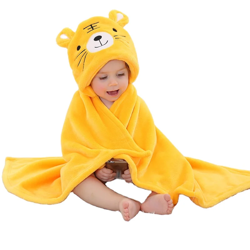 Animal hooded Bath Towel Baby Blanket Wrap Baby Cloak Cape Soft Blanket baby blanket wholesale
