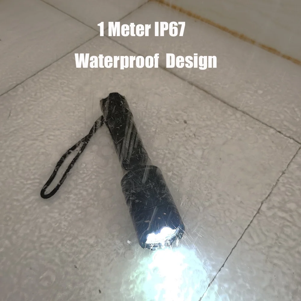 2KM Long Distance White Laser Tactical Rechargeable Flashlight with 5W O-sram Laser Diode Strong Beam Intensity