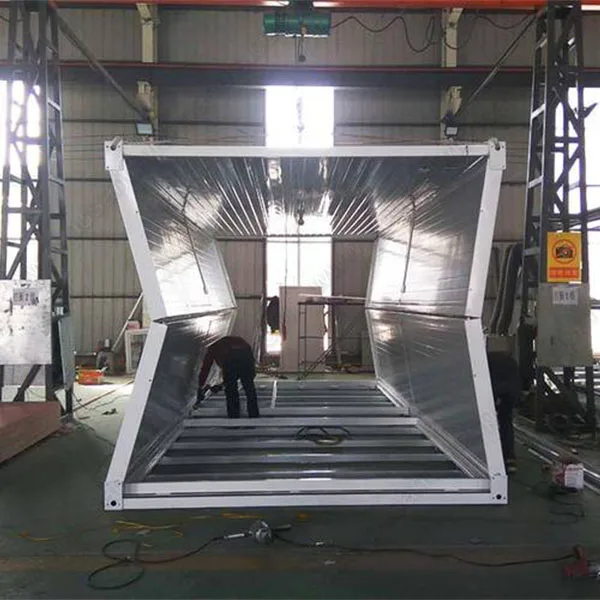 China Folding Container House Fast Fold Out Flat Pack Prefabricated 20ft 40ft Foldable Portable Modular Tiny Houses Homes Camps
