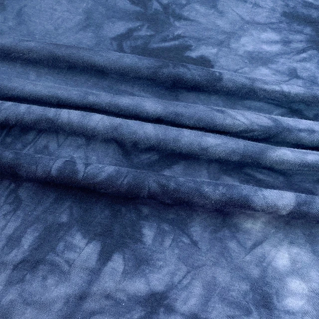 jersey organic cotton tie dyed t-shirt fabric