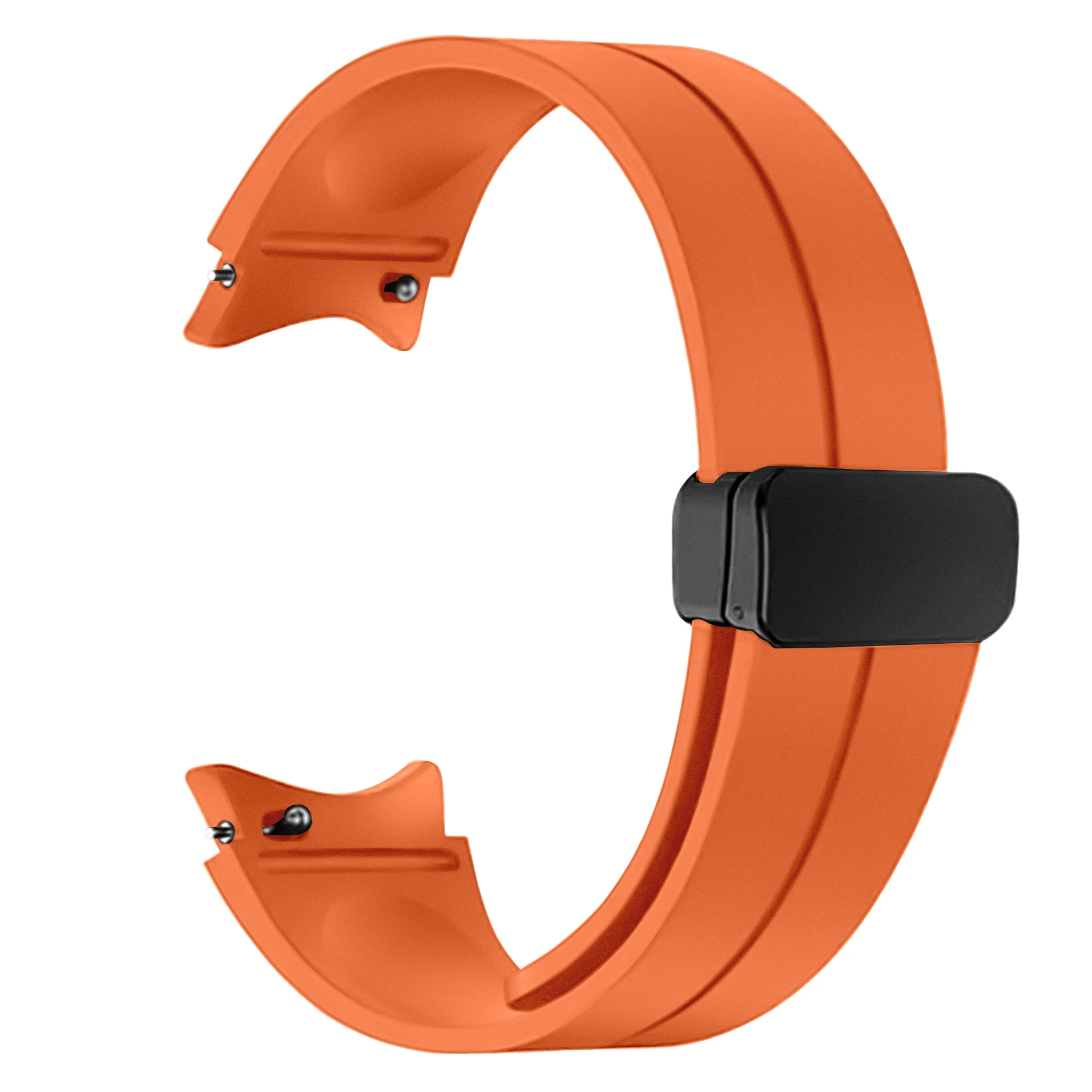 RYB Silicone Magnetic Bands for Samsung Galaxy Watch 7/6 40mm 44mm ,Quick Release Silicone Watch Band