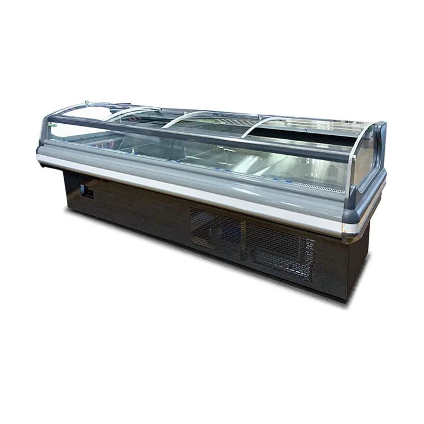 Fresh Meat Display Fridge Under Counter Refrigerator Meat / Fish Freezer Refrigerator Deep Freezer