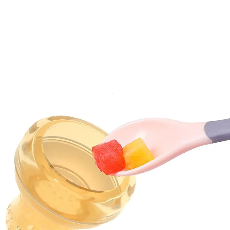 BPA Free Baby Feeder Silicone  Teething Infant Best Complementary Food Fruit And Vegetable Teether