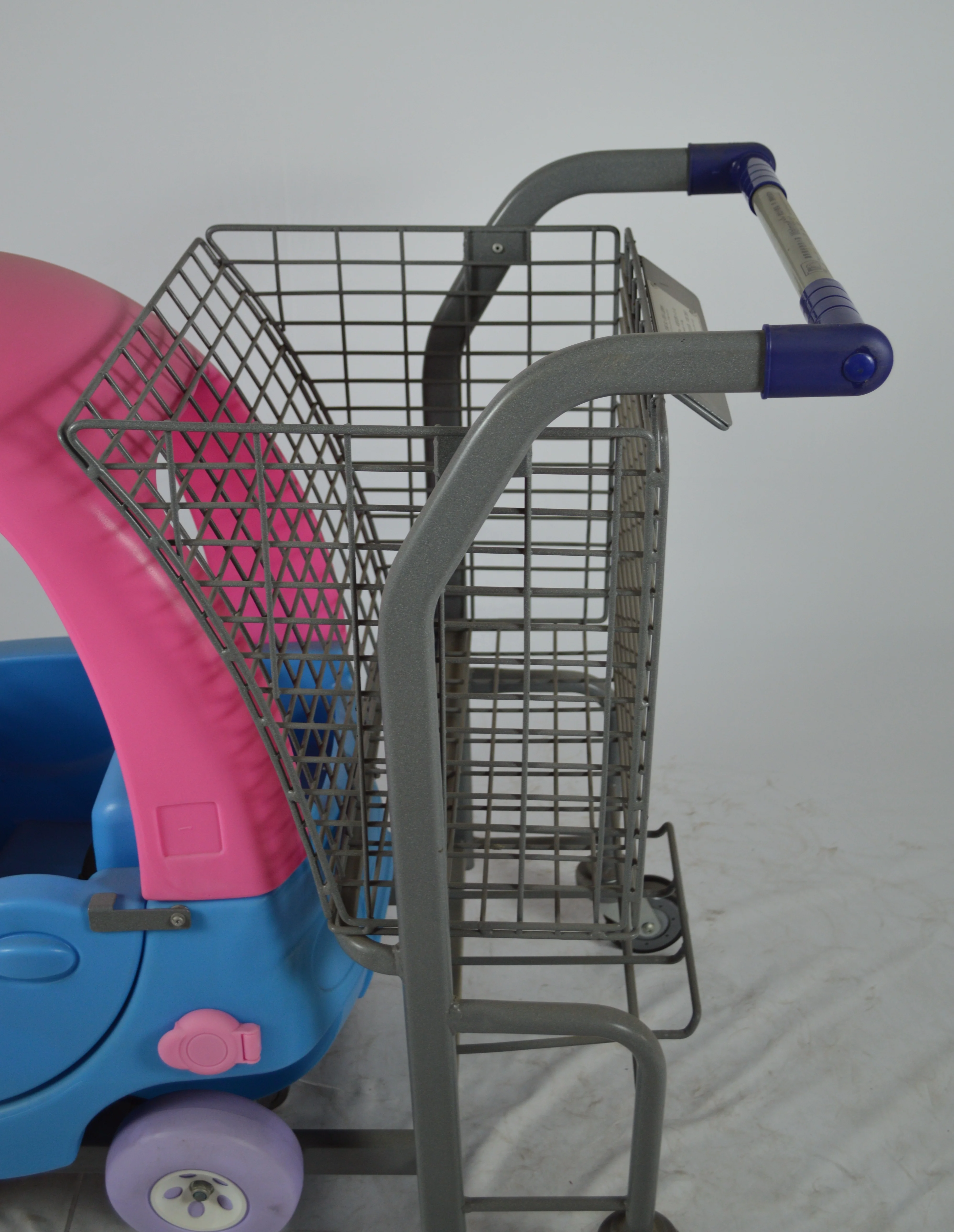 TQC-WEM 1-4 Year-old Child Toy Car Supermarket Kids Cartoon Shopping Trolley