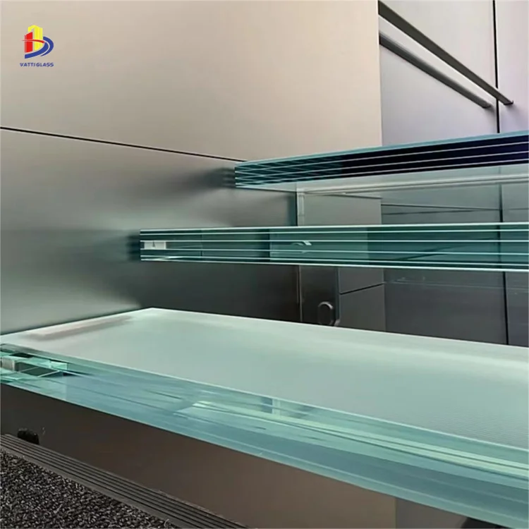Ultra clear Safety Laminated Glass for Stairs Steps/treads
