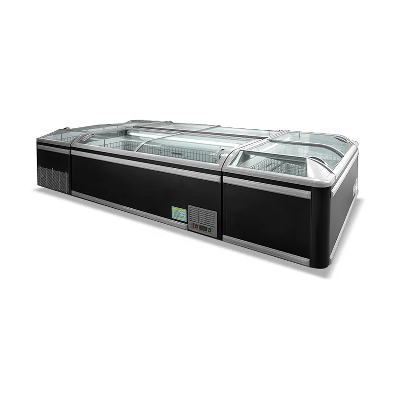 free standing compressor refrigerator plug in island freezer