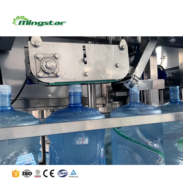 automatic bottling bucket water washing filling capping machine line 19 litre bottles 5 gallon machine