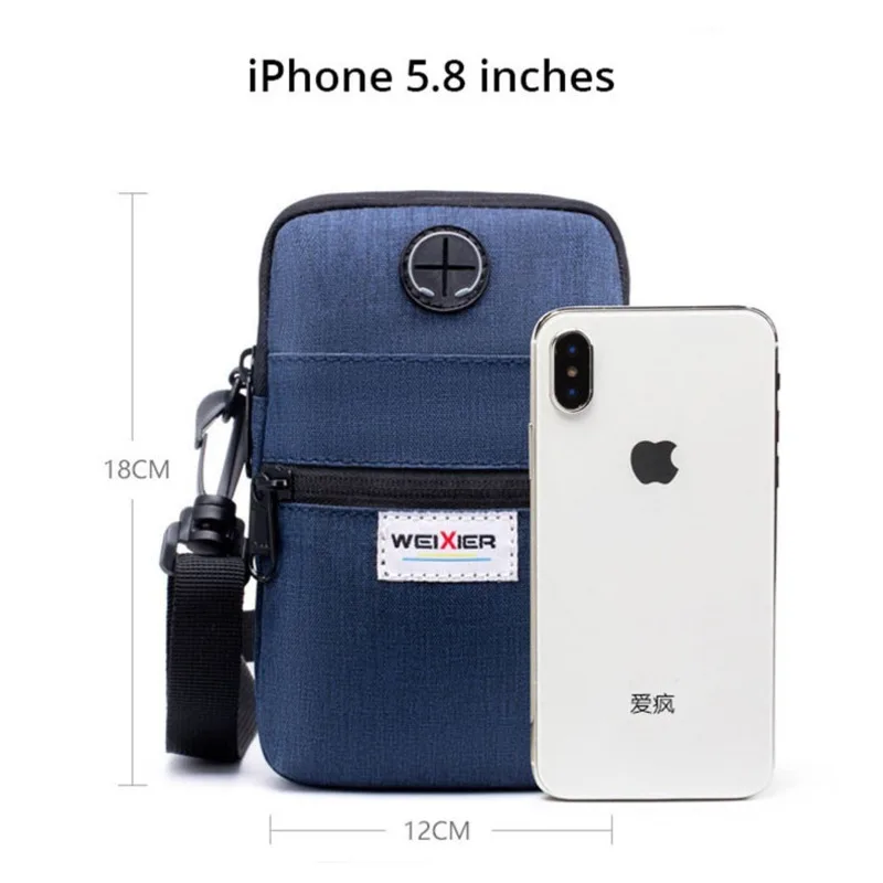 High quality men casual canvas messenger bag