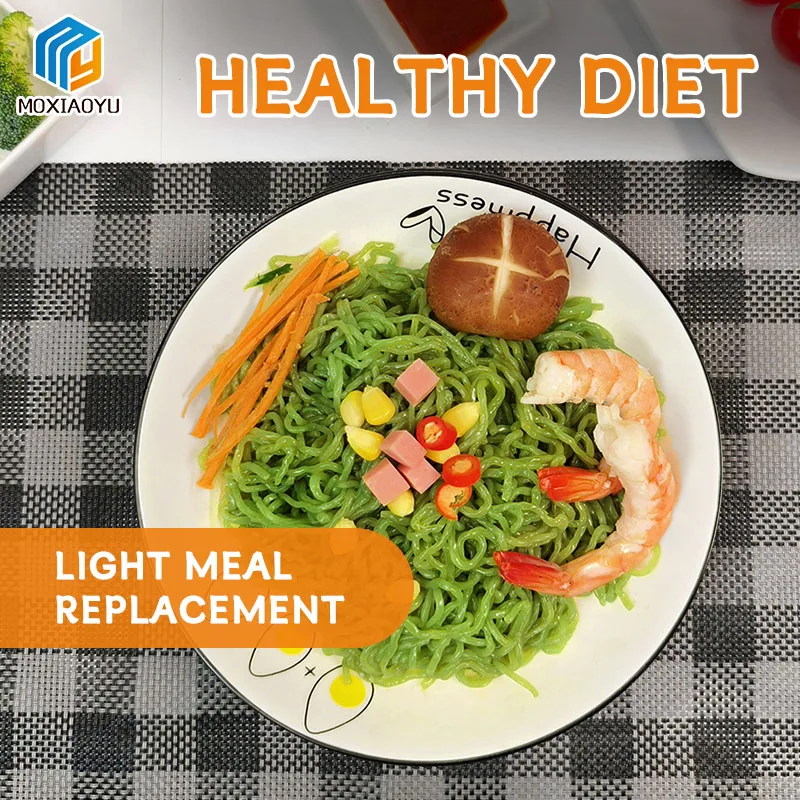 Moxiaoyu Free Sample Gluten Free Shirataki Spaghetti Diabetic Food Konjac Spinach Noodles