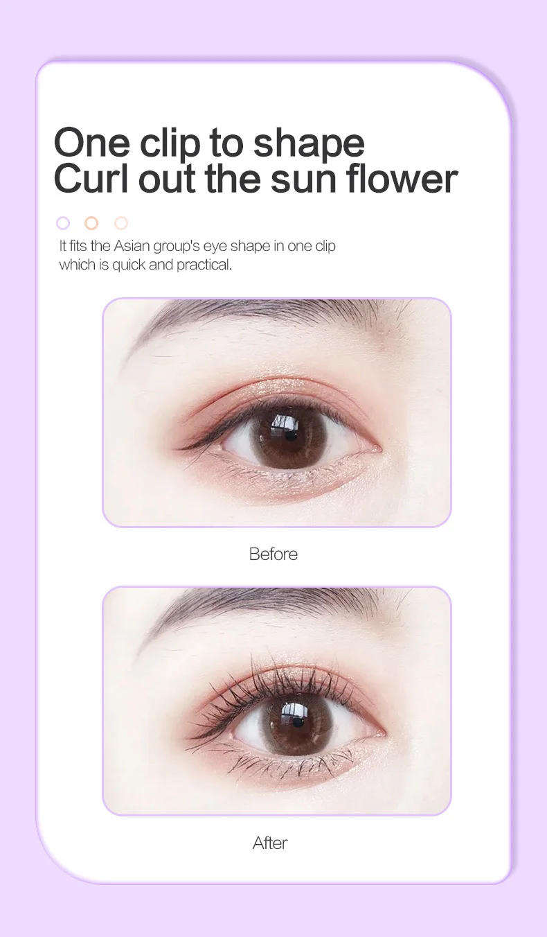 Electric Heated Eyelash Curler Long-Lasting Curl Electric Eye Lash Perm Eyelashes Clip Eyelash Curler Device Makeup Tools