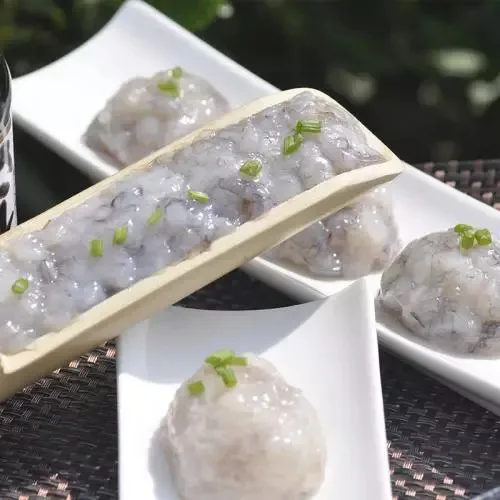  Горячая Распродажа замороженные вкусные креветки паста рыба мяч для