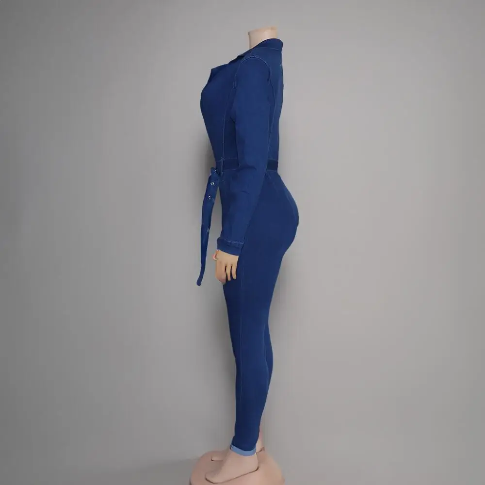 Good Selling Africa denim jumpsuit women elastic force pantalon jean pour femme girdle jeans pants for women