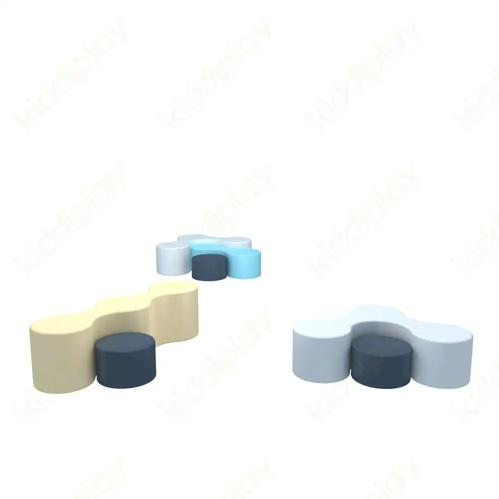 
indoor soft playground Kids living room furniture set soft chair 