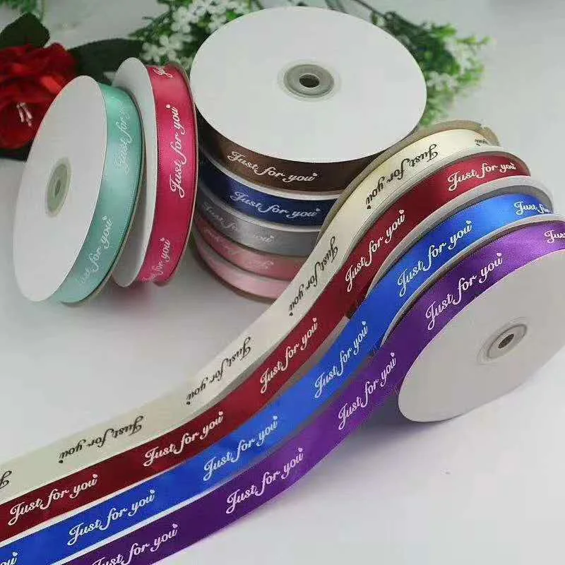 Custom Plaid Ribbon Satin 5-38mm 196 Colors Rolls Webbing Wholesale  polyester decorative ribbon