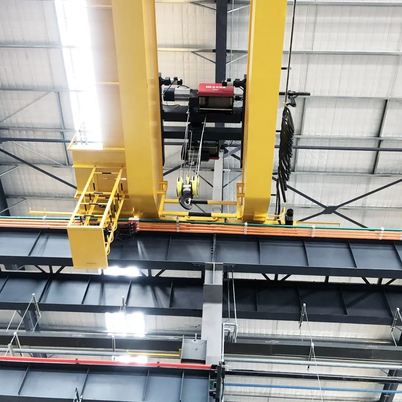 WEIHUA Double Girder Electric Hoist Overhead EOT 25 5 ton Crane Trolley