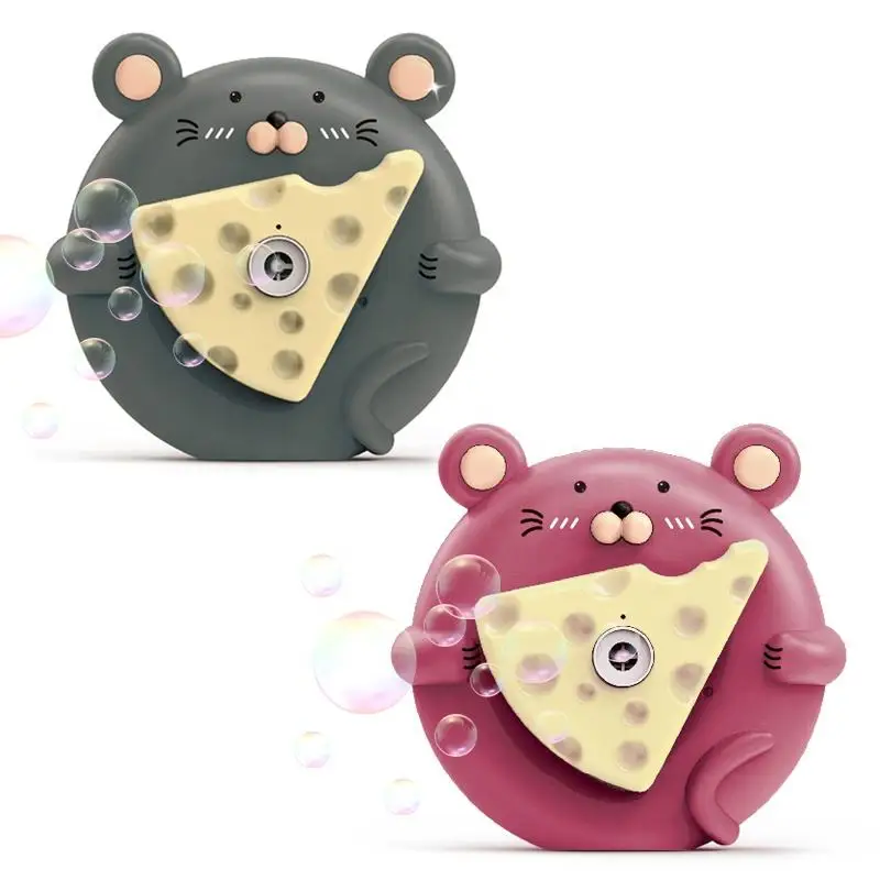 Cheap Toy Electric Hamster Bubble Machine with Light & Music Outdoor Toy
