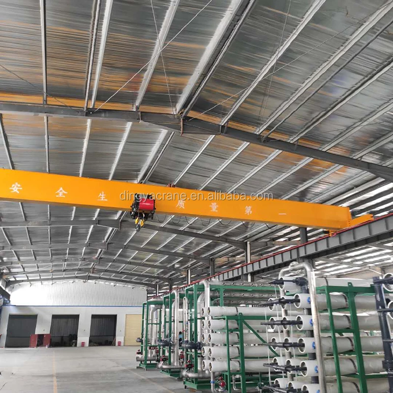China Electric High Efficient Single Girder   single beam Overhead Crane 3 tons for sale