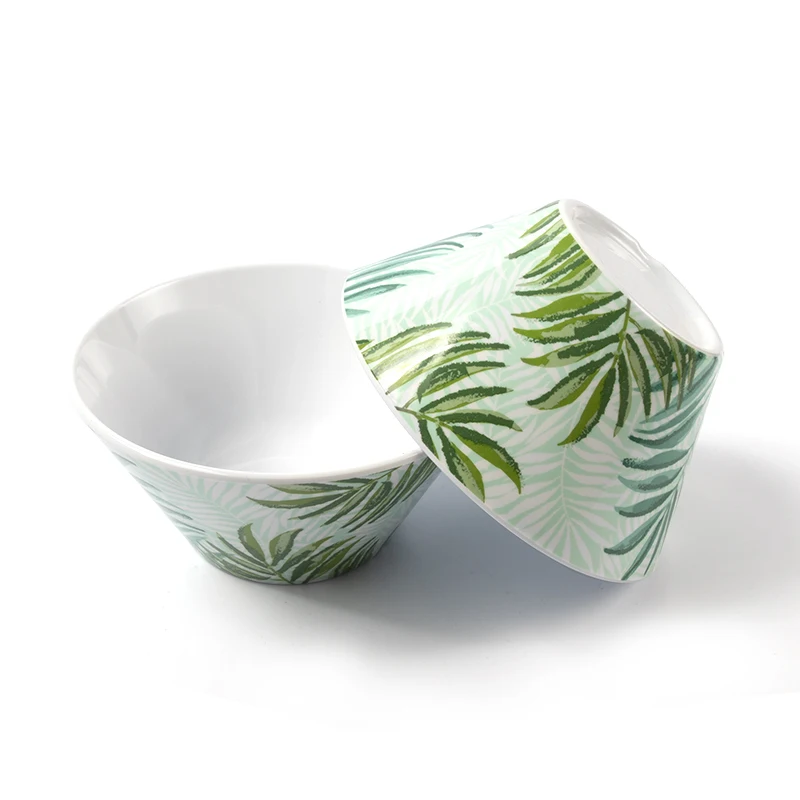 Custom Design Melamine Children Tableware Set With Full Color Interior And Exterior Decal For Dinner Or Salad