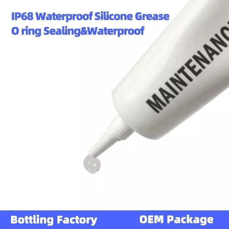 Waterproof food grade silicone grease o ring translucent lubricant pack grease 10g