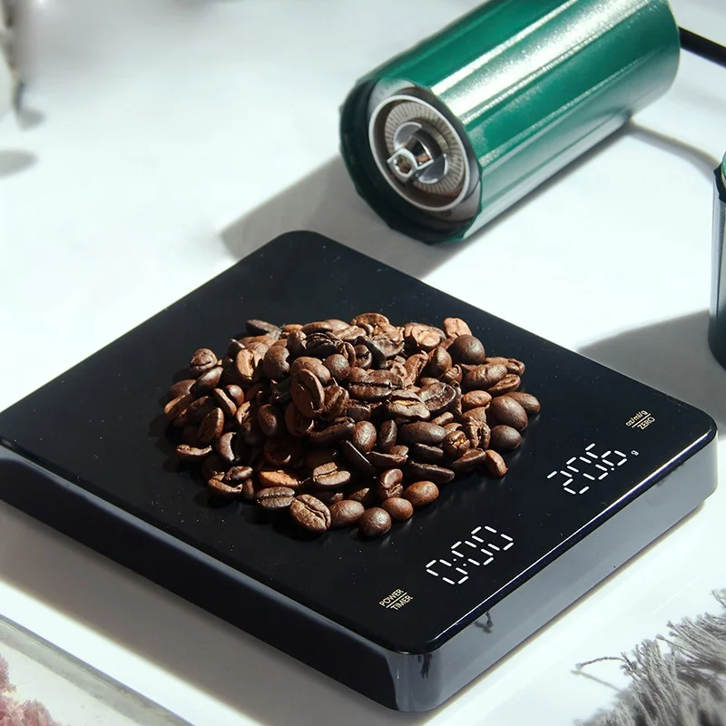 3kg Balance Touch Smart Digital Drip Coffee Weighing Scale Digital Coffee Scale with Timer