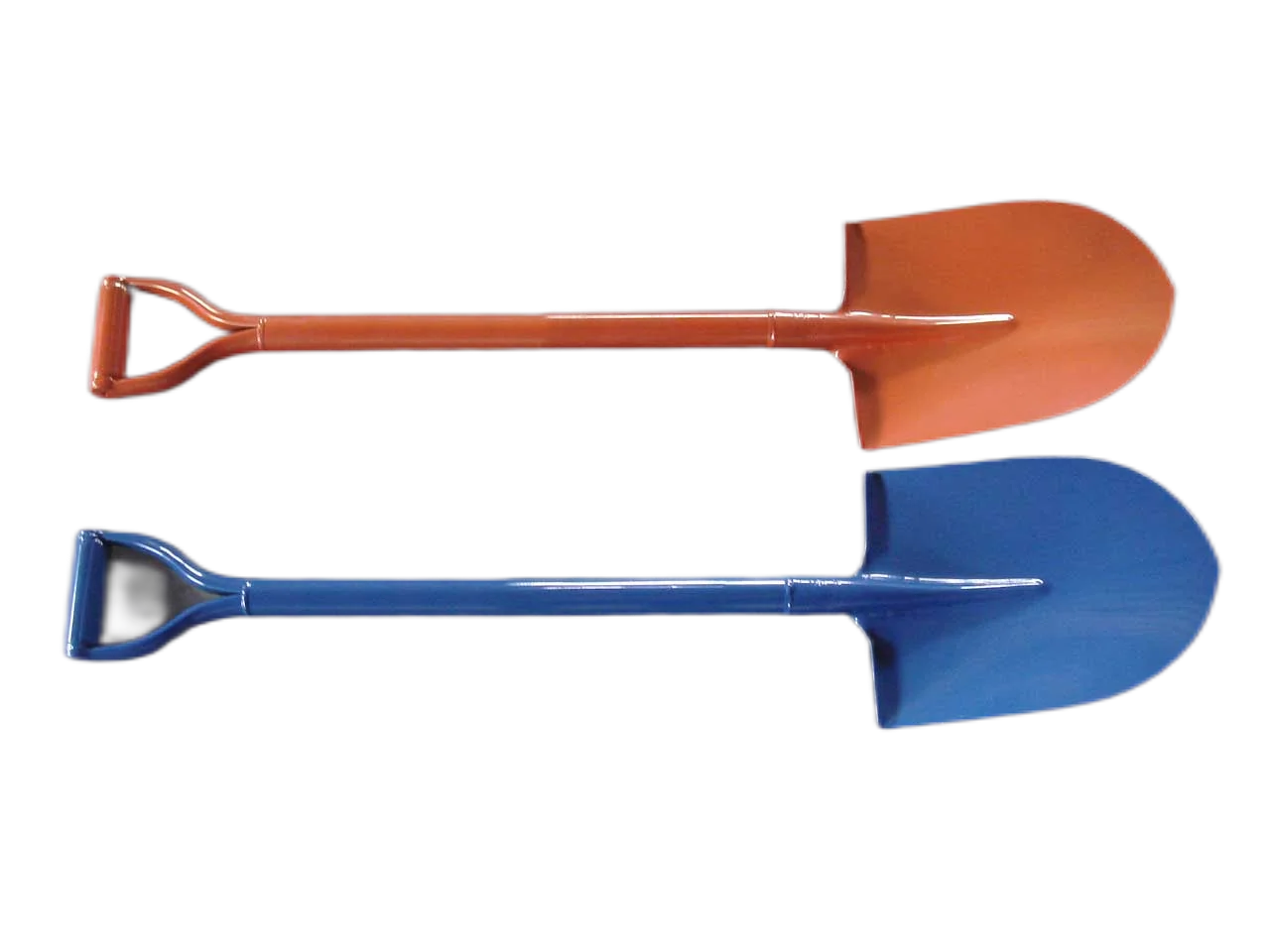 Custom logo iron rail trench digging spade steel handle  Mango de soldadura pala  S503TY Farmer shovel