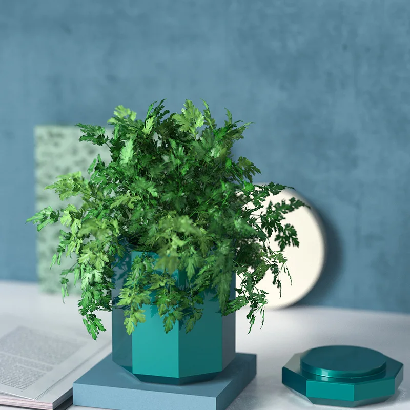 2027 Octagonal pen holder storage box silicone mold crystal glue plaster diy mold