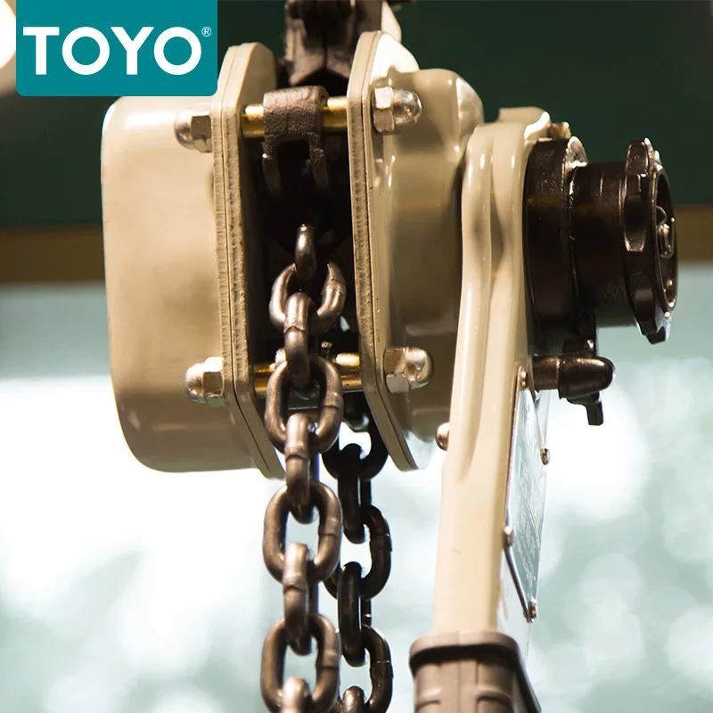 TOYO Brand 0.25 0.5 0.75 1.6 3.2 Tons HSZ-EA Ratchet Lever Chain Hoist China Suppliers