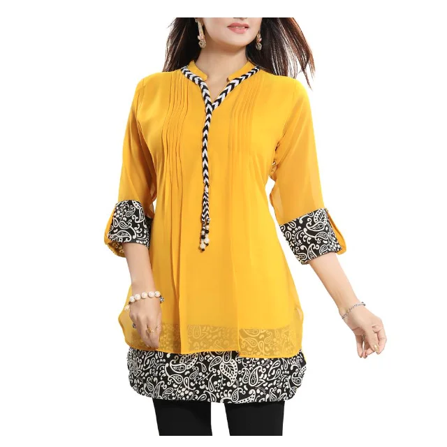 Новая модная женская одежда из хлопка Kurtis с элегантным дизайном и длинными стилями по лучшим ценам