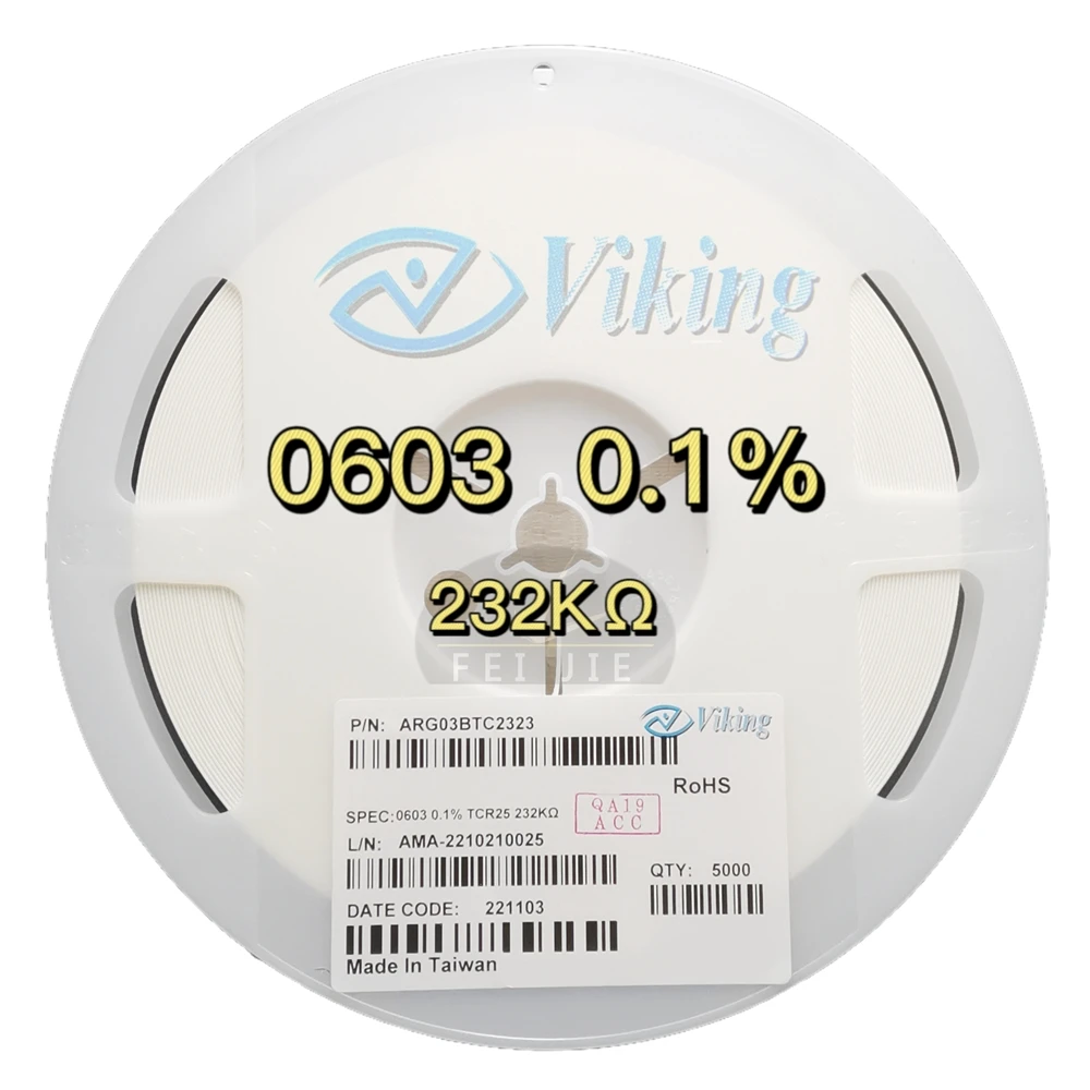 THIN FILM LOW TCR HIGH PRECISION RESISTOR0603 232K 0.1% ARG03BTC2323
