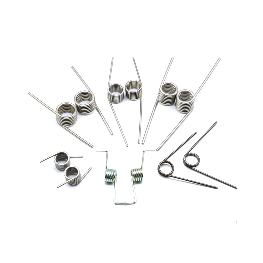 Customized Metal Spiral Adjustable Stainless Steel Double Torsion Spring