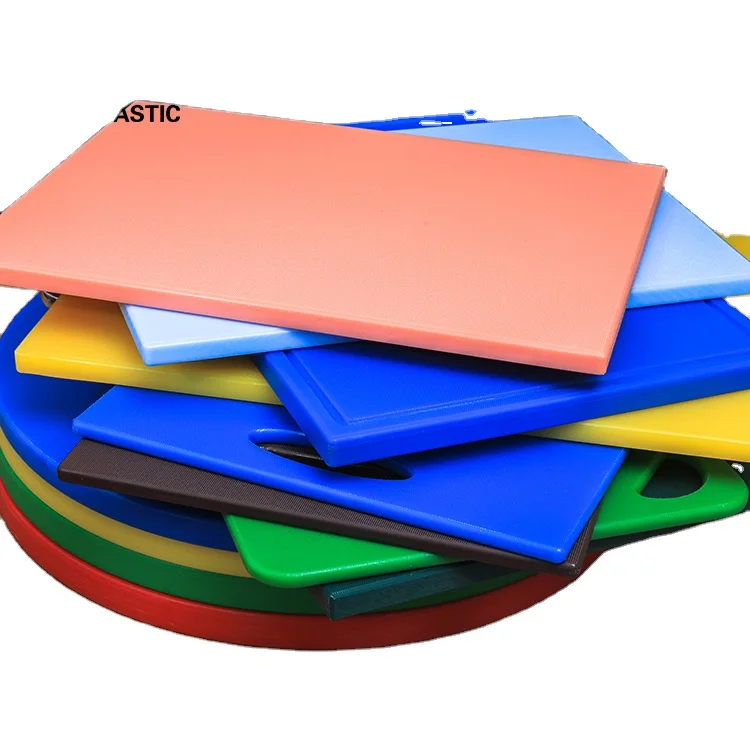 2022 New arrival restaurant commercial multi function plastic pe mini cutting board pink color custom wholesale