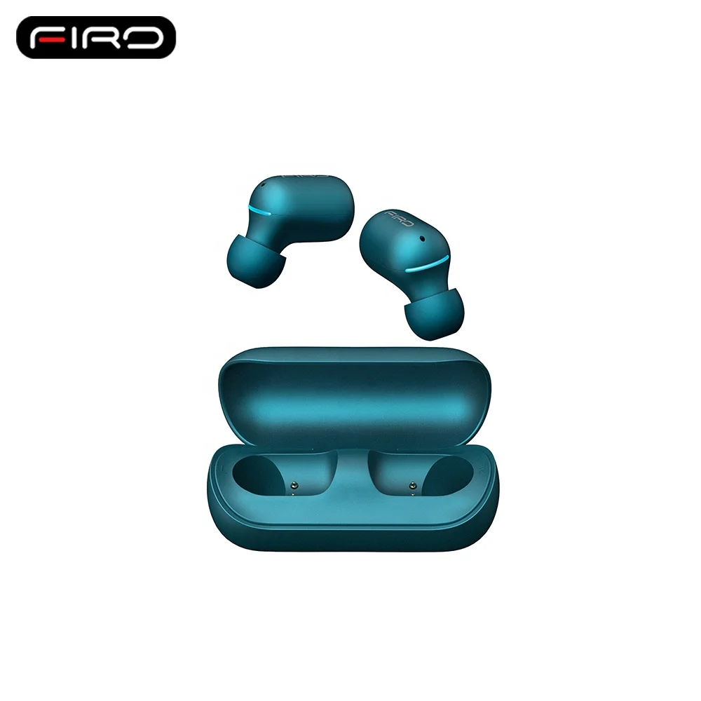 Small in ear wireless earphone 2021 metallic capsule cute box earphone with microphone and volume control