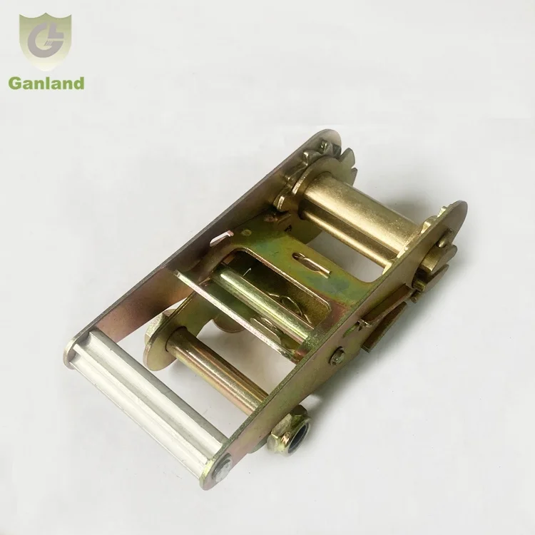 GL-16713 Cargo Control 53mm 3t Straight Aluminum Handle Ratchet Adjustable Ratchet Buckle